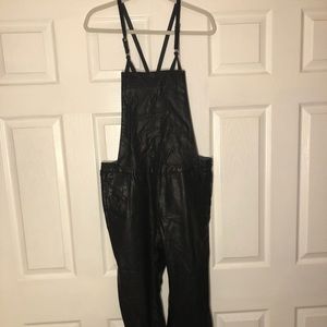 G star Raw leather overalls size M